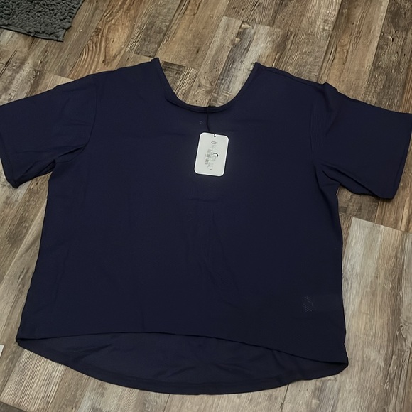 Zyia navy lattice T - XL NWT - Picture 2 of 5